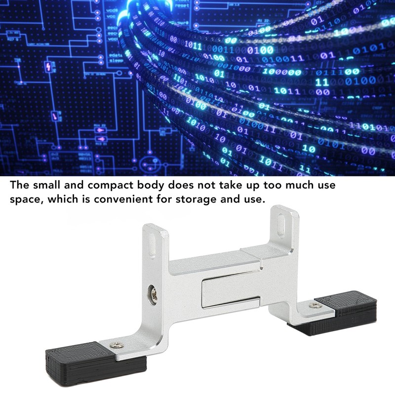 Water Pump Bracket Silver Aluminum Alloy Desktop Mounting Stand for