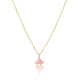 Gold Necklace for Women Dainty Zircon Shell Necklace 18K Dainty Gold Choker Handmade Necklaces for Girls Chain Pearl Necklace Necklaces for Women Pink…