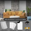 Versatile Portable Roller Blind-Stick On Blackout Blind for Windows,Temporary Curtains,