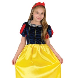 Fun Shack Snow Girl Costume Kids Princess Book Character Fancy Dress Childrens World Book Day Costumes For Girls Large