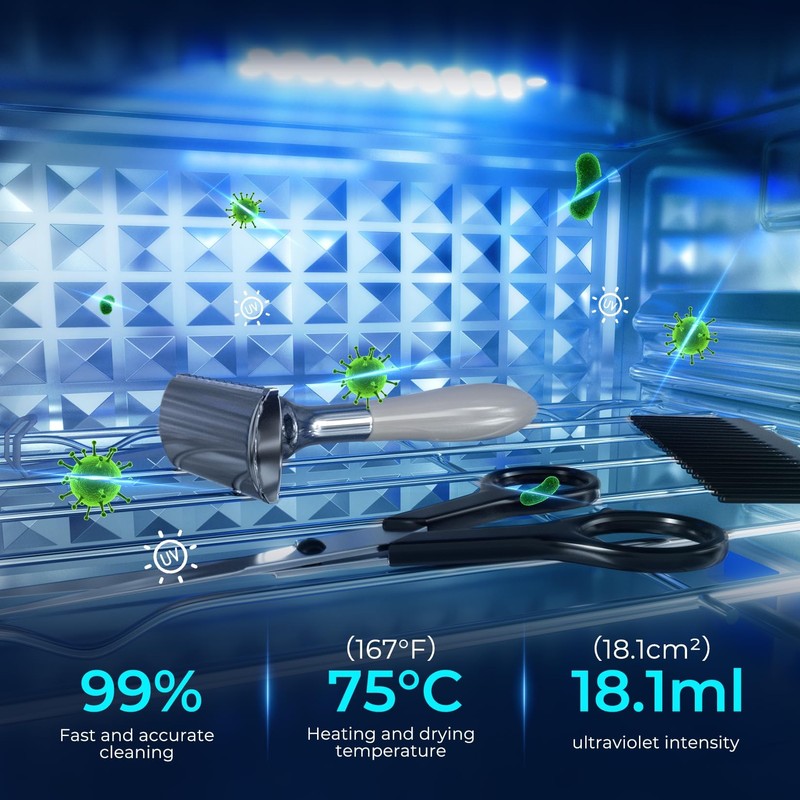 Geisofu UV Light Nail Tool Cleaning Machine - Dry Heat