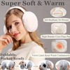 FSMILING Adjustable Winter Earmuffs Plush Ear Warmers Winter Earmuffs Ear