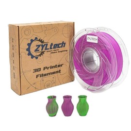 ZYLtech Dual Color Matte PLA 3D Printer Filament 1.75mm 1 kg 2.2 lbs