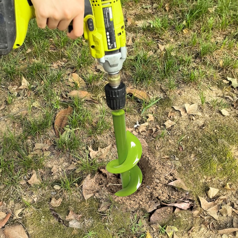 TCBWFY 4"x12" Auger Drill Bit for Planting and Digging Holes,