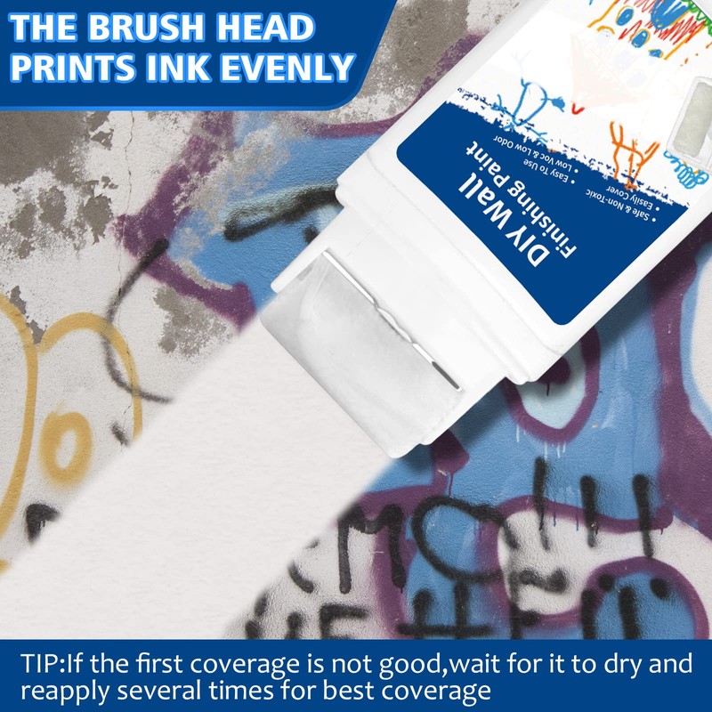 Wall Mending Agent,Roll on Spackle Wall Repair Tool,Portable Drywall Repair
