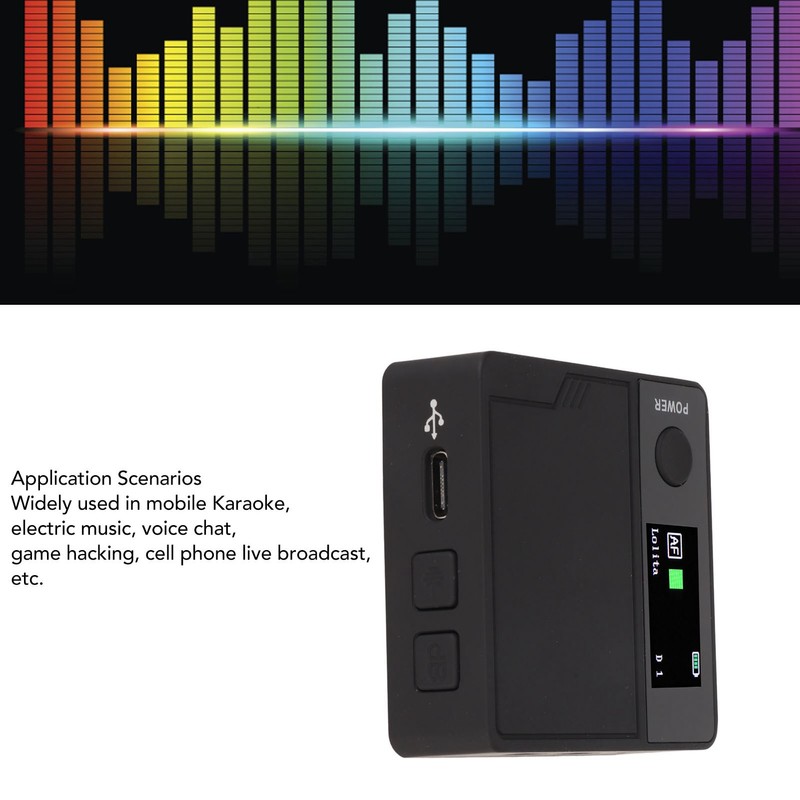 Live Sound Card Voice Changer 11 Sound Effects Plug and