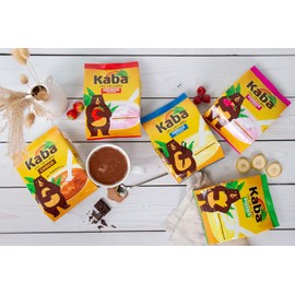 Kaba Himbeer 400g Beutel Trinkpulver, das Original Himbeermilch-Pulver zum Anrühren in kalter und warmer Milch