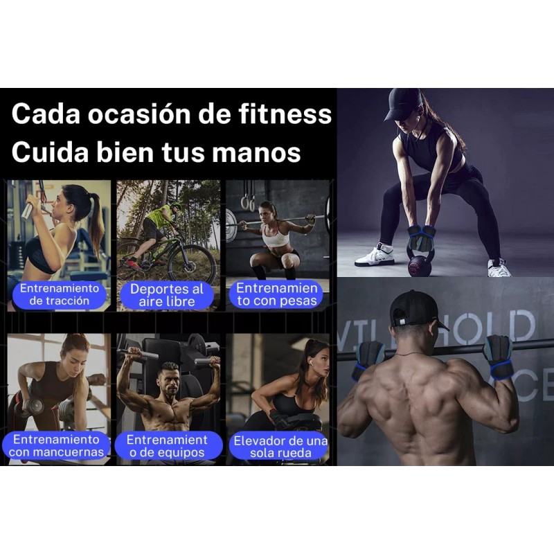 GOMITA Guantes Gym Tacticos Az Pesas Crossfit Gimnasio Mujer Hombre