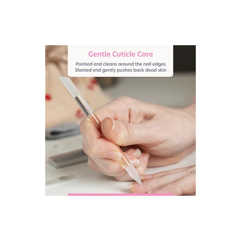 Juego de limas de uñas de cristal para cutículas, limas