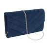 MEGAUK Women's Clutch Elegant Evening Bag Suede Handbag Envelope Bag