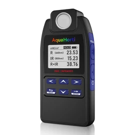 AH-DRNIR 660nm & 850nm Red/NIR Light Irradiance Meter – Professional Dual-Wavelength Radiometer