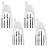 Neoteck 4PCS Inline Window Handle Universal Espag Key Locking Lockable