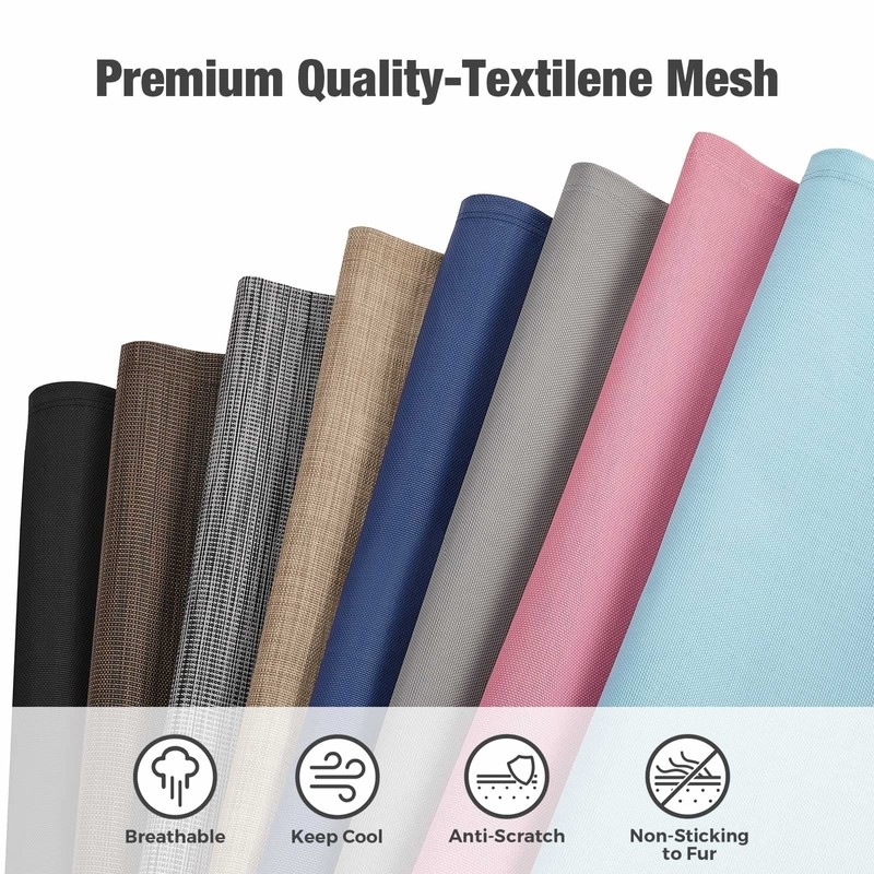 Veehoo Chew Proof Elevated Dog Bed - Cooling Raised Pet