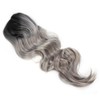Long Curly Wavy Wigs Women Female Synthetic Hair Black Gray