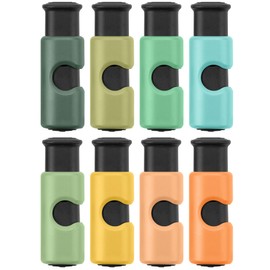 Mr. Pen- Squeeze and Lock Bread Bag Clips, 8 Pack, Cool Autumn Colors, Squeeze and Lock Bread Clips Reusable