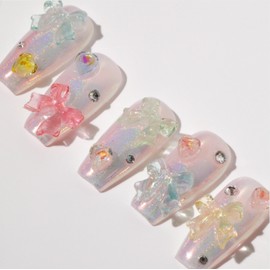 Pochit Fairy Holographic Nail Powder + 30 Parts / 포칫 페어리 홀로그램 네일파우더+파츠 30개