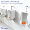 Orange Scented Urinal Splash Guard (12-Pack) Anti Splash Urinal Screen