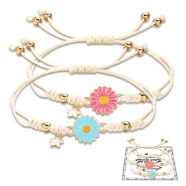 Tosygnb Bff Friendship Bracelets Gift For2 Thinking Of You Gifts Stackable Summer Bracelets Pulseras Para Mujer