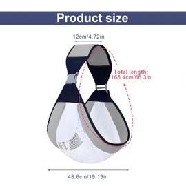 Baby Carrier Cotton Fabric, MUNTE Baby Sling for Babies 0-36 Months, Baby Sling with Adjustable Shoulder Strap, Safe Load Capacity 20 kg, for Outdoor Use