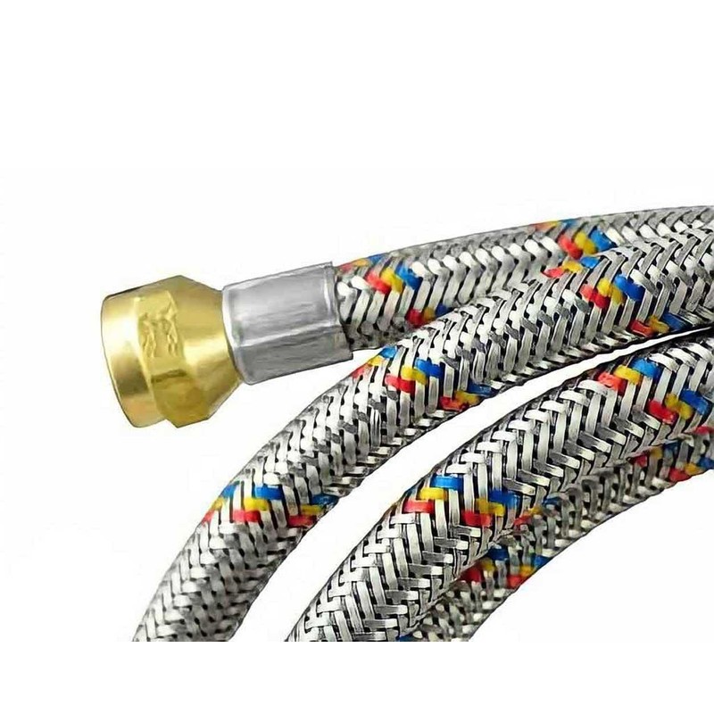 Manguera Para Gas Flexible Aluminio 3/8 x 3/8 5m Occidente