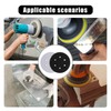 2pcs 150mm Soft Sponge Interface Pad for 6-Inch Sanding Discs,