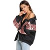 SweatyRocks Women's Lightweight Windbreaker Patchwork Zipper Sport Jacket Coat Outerwear