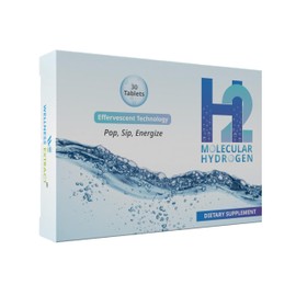 WELLNESS EXTRACT Wellness Extract H2 Molecular Hydrogen Water Tablets with effervescent Technology for Healthy Hydration, Optimal Energy, and Metabolism Support; 8 PPM. (30, Unflavored)