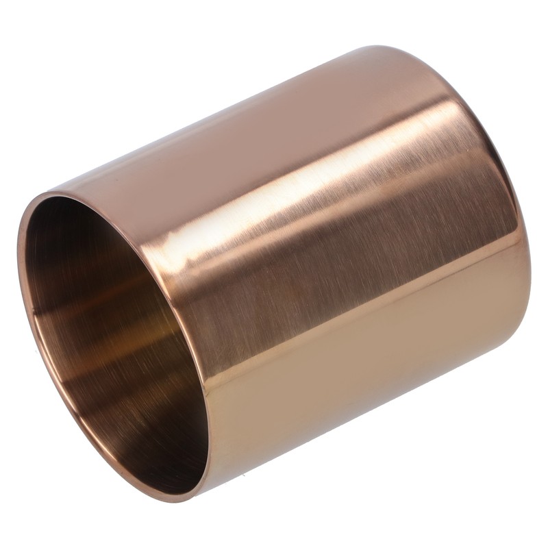 Round Pen Holder Stainless Steel Vase Cosmetic Brush Container Desktop