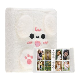 Stylitzy Polaroid Photo Album 2x3 240 Photos, Fluffy Instax Photo Album Book, Cute K-pop Photocards Holder Book with 30 Sheet Photo Card Blinder