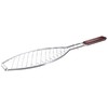 Outset QC70 Fish Grill Basket with Rosewood Handle