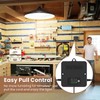 APILAB Solar Shed Light Indoor Outdoor, 2000LM Daytime Available Pendant