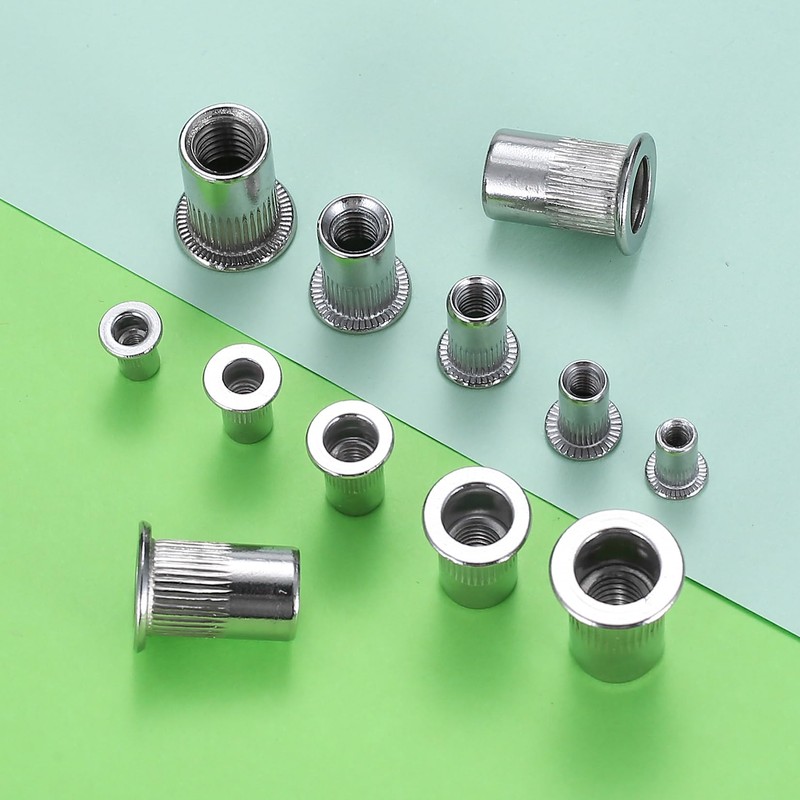 165 Pcs Rivet Nuts Set, Threaded Insert Nutsert, M3 M4