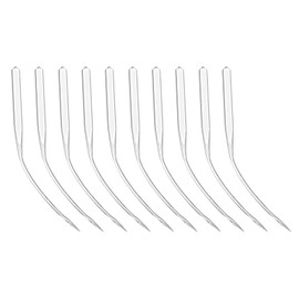 SING F LTD 10Pcs Blindstitch Curve Sewing Machine Needles LWx6T LWx2T, 75/11 Needles Suitable for Household Sewing Machines Portable Blind Hemmer Sewing Machine,Blind Stitch Machine