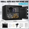ToruKeep 1.6 Cuft Safe Box, Home Safes with Fireproof Waterproof