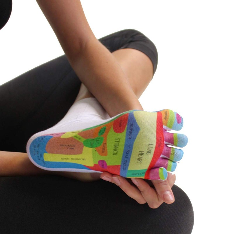 TOETOE - HEALTH - Reflexology Toe Socks (UK 3-8.5 |