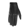 Harssidanzar Mens Thin Unlined leather police duty gloves touchscreen GM031,Black,Size