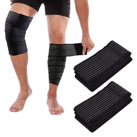 Calf Compression Bandage Sleeve Men,2 Pcs Highly Elastic Calf Support, Calfs Sleeves, Hamstring Support, Thigh Compression Sleeve for Exercise Gym Running Squats