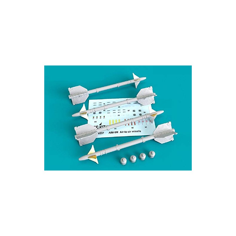 Les Kit 1/72 AIM-9M Sidewinder Missile w/Remove Before Flight Cover