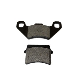 (Set of 1) 70cc Motorcycle Front and Rear Brake Pads Kit Black Fits for 70cc 90cc 50cc 110cc 125cc ATV Go Kart Dirt Bike and Motorcycle