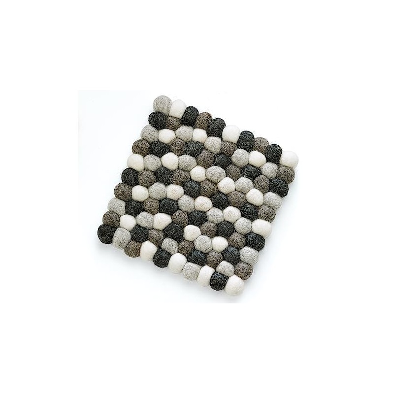 Cilio Fair Trade Certified 100% Virgin Sheep Wool Trivet Made