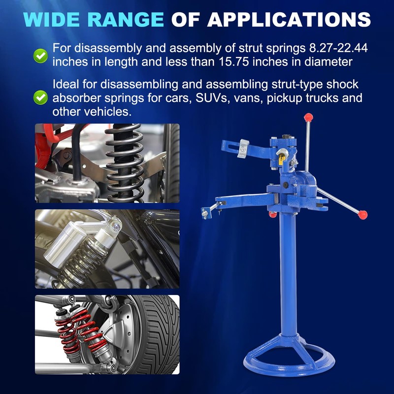2200 lb Strut Spring Compressor, Heavy Vehicle Auto Spring Compressor,