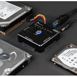 Reagle USB to SATA IDE Adapter - 16TB HDD/SSD Clone Station, SuperSpeed USB 3.2, Hot-Swapping, Compatible with 2.5" and 3.5" Hard Drives, Windows/Mac OS Support