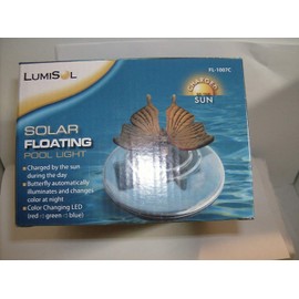 Lumis L Solar Floating Pol Light Butterfly