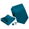 GUSLESON - Juego de gemelos cuadrados de 8 cm, corbata