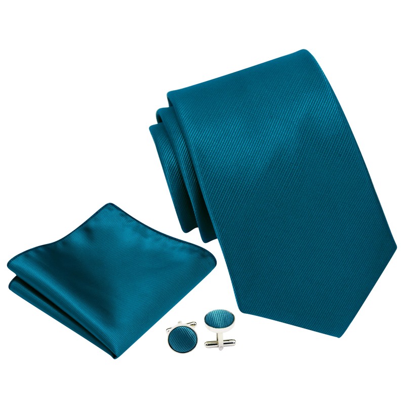 GUSLESON - Juego de gemelos cuadrados de 8 cm, corbata