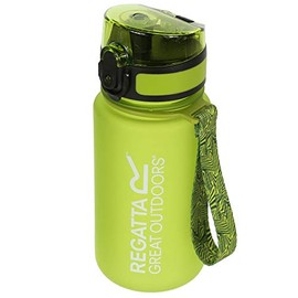 Regvv|#Regatta 0.35 Litre Lightweight Tritan Flip Camping Bottle - Green, Sgl