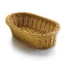 Lacor Oval Bread Basket, Polypropylene, Beige, 16 x 28 x