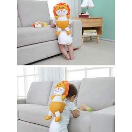 Feidoog Baby Head Protector Backpack for Walking & Crawling,Orange Lion
