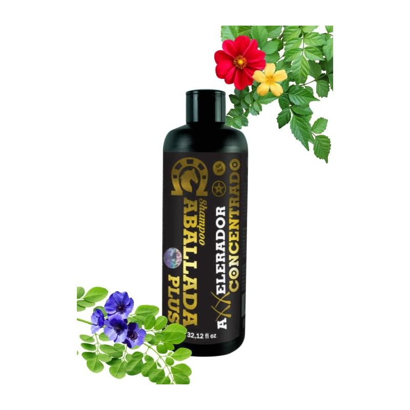 Shampoo Caballada Plus 950ml Fuerza, Brillo y Crecimiento