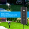 SUNTHIN Outdoor Landscape Lighting with Dusk to Dawn Sensor Controller,